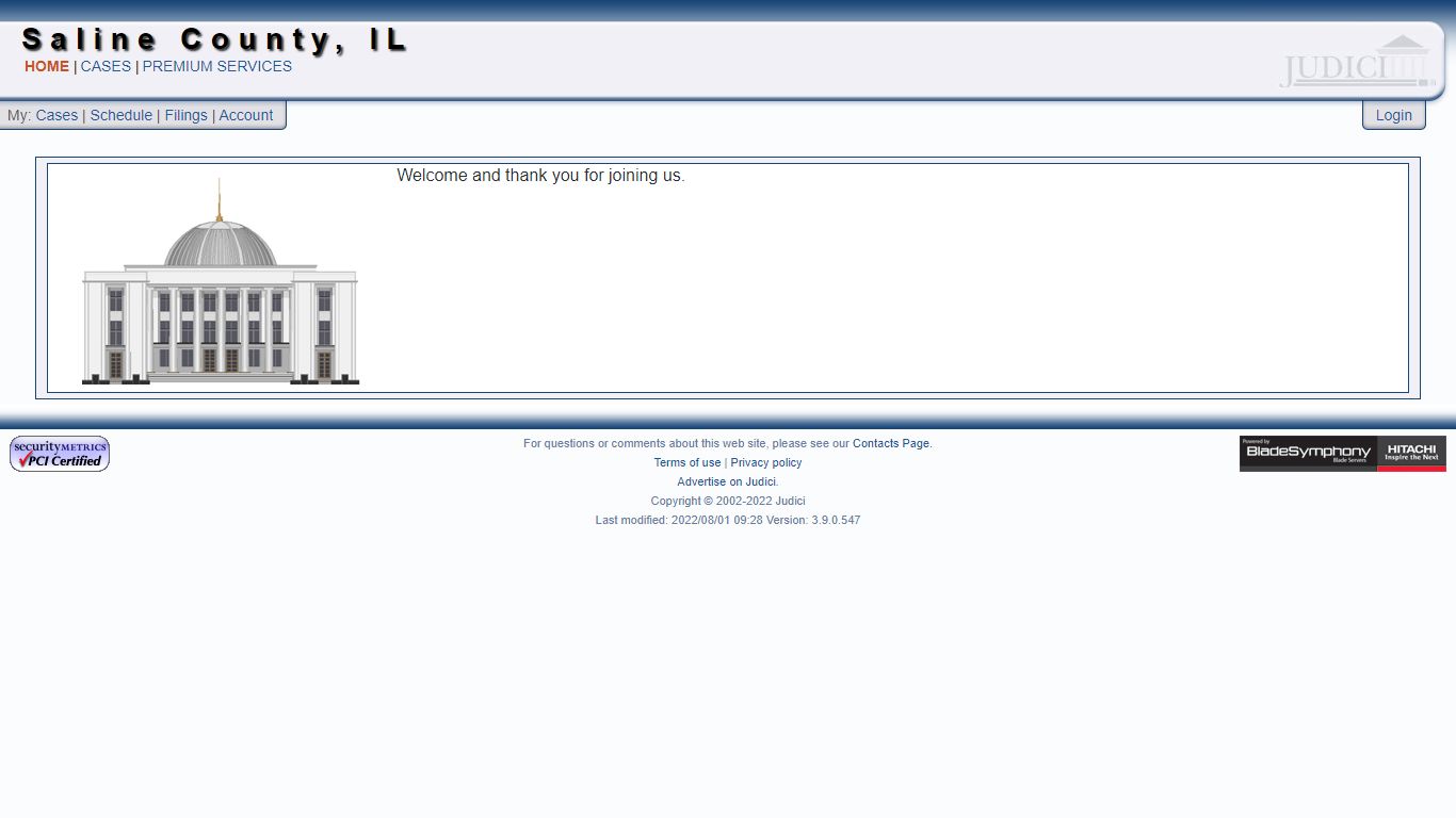 Saline County, IL Welcome Page - Judici